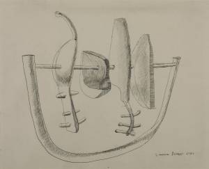 Bosquejo para Forms on Bow, 1949